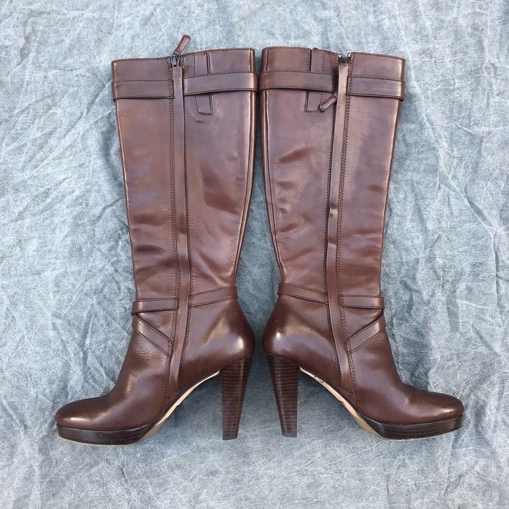 COLE HAAN Air Cara knee-high boot, chestnut color - Picture 2 of 8